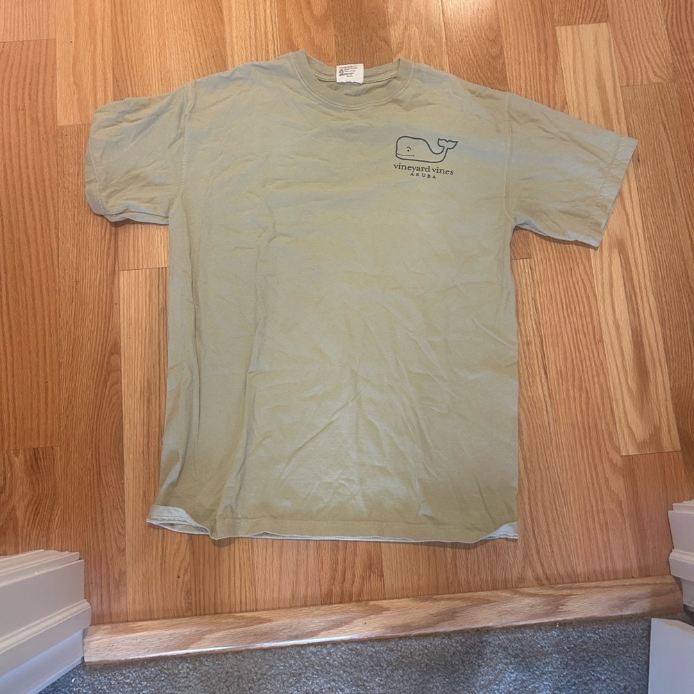 Comfort Colors Vinyard Vines Men's Light Tan T-Shirt